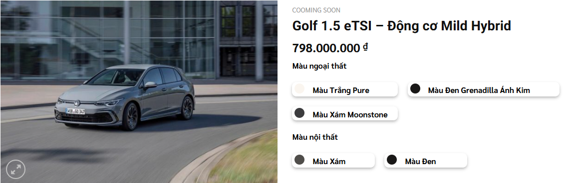 Volkswagen Golf 1.5eTSI với các đối thủ 2 Volkswagen Golf 1.5eTSI