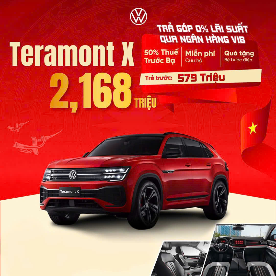 Teramont X - SUV 5 chỗ Cá Tính