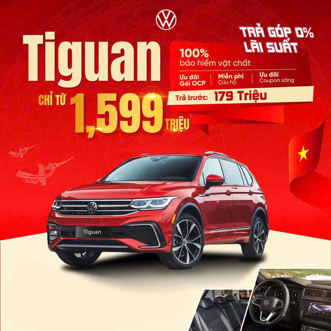 Tiguan - SUV Gia Đình chuẩn Đức